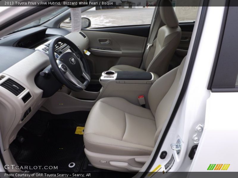  2013 Prius v Five Hybrid Bisque Interior