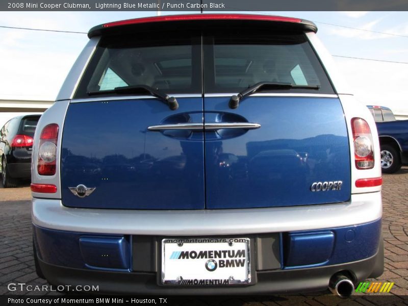 Lightning Blue Metallic / Punch Carbon Black 2008 Mini Cooper Clubman