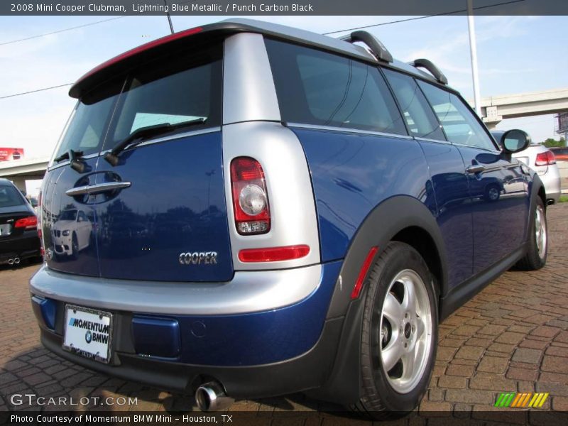 Lightning Blue Metallic / Punch Carbon Black 2008 Mini Cooper Clubman