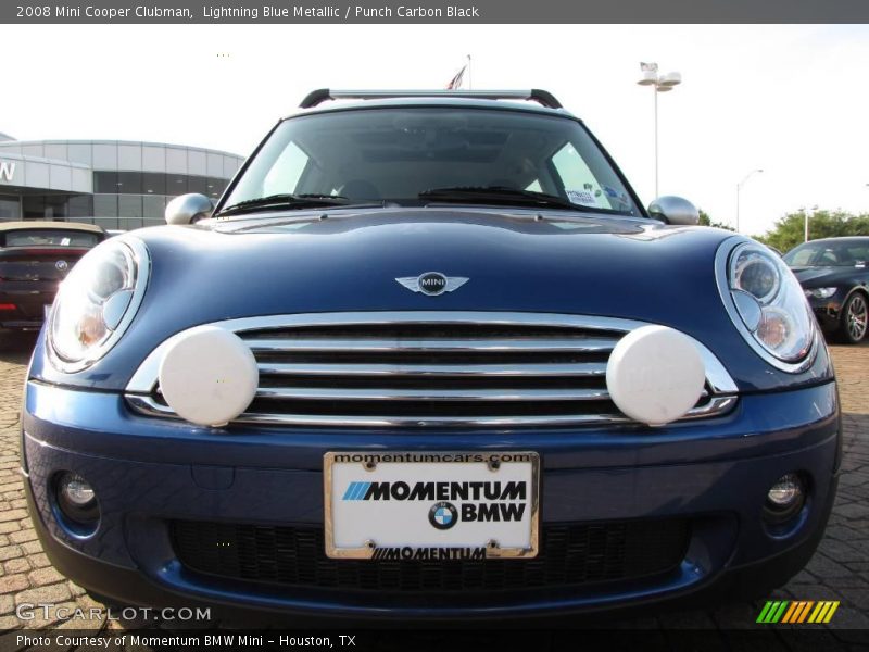 Lightning Blue Metallic / Punch Carbon Black 2008 Mini Cooper Clubman