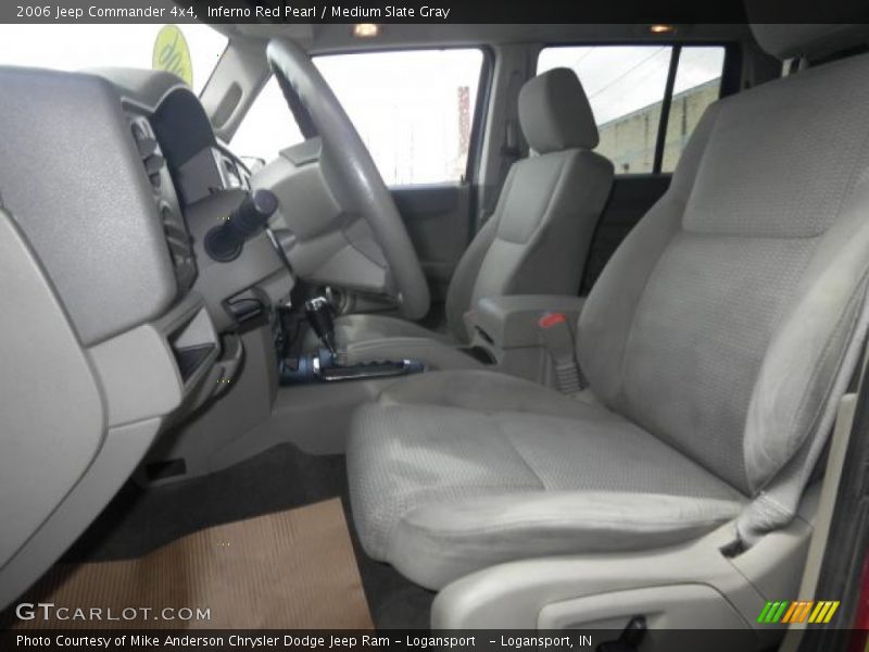 Inferno Red Pearl / Medium Slate Gray 2006 Jeep Commander 4x4