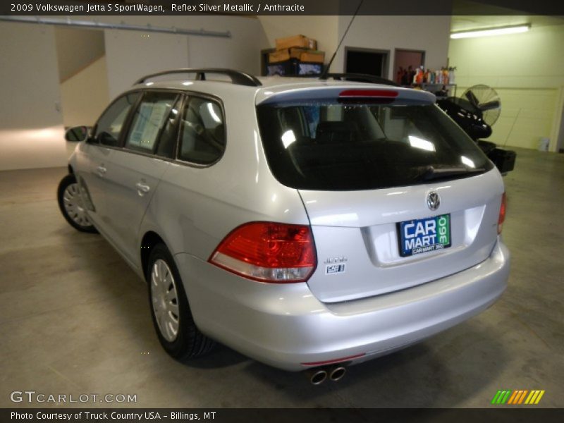 Reflex Silver Metallic / Anthracite 2009 Volkswagen Jetta S SportWagen