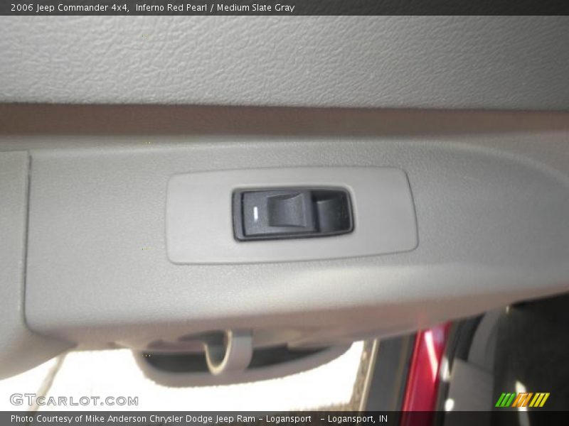 Inferno Red Pearl / Medium Slate Gray 2006 Jeep Commander 4x4