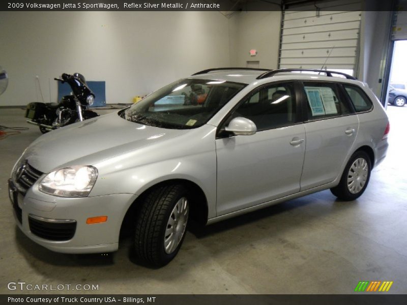Reflex Silver Metallic / Anthracite 2009 Volkswagen Jetta S SportWagen