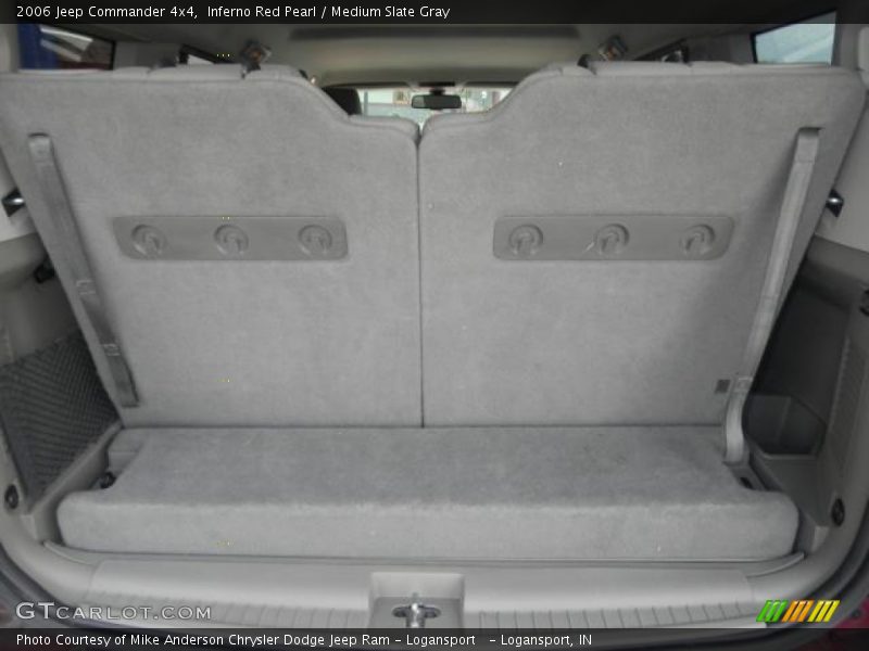 Inferno Red Pearl / Medium Slate Gray 2006 Jeep Commander 4x4