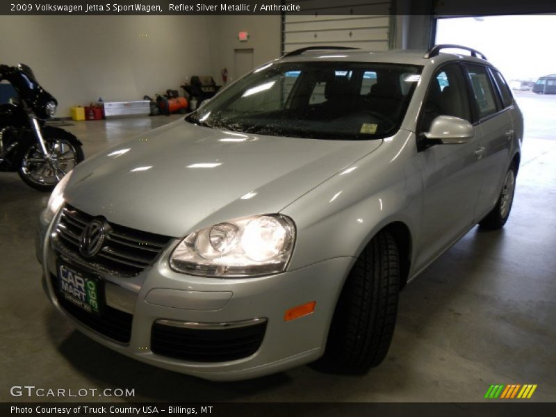 Reflex Silver Metallic / Anthracite 2009 Volkswagen Jetta S SportWagen