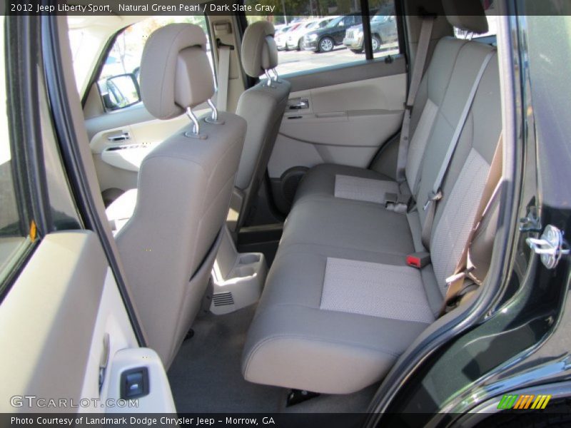Natural Green Pearl / Dark Slate Gray 2012 Jeep Liberty Sport