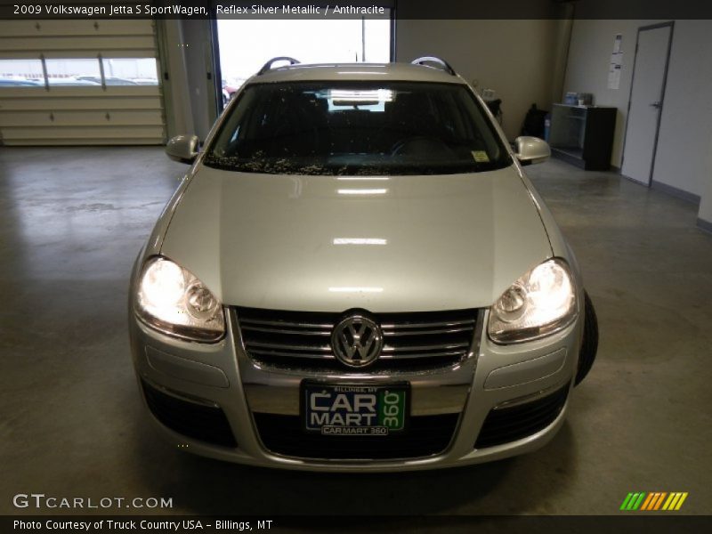 Reflex Silver Metallic / Anthracite 2009 Volkswagen Jetta S SportWagen
