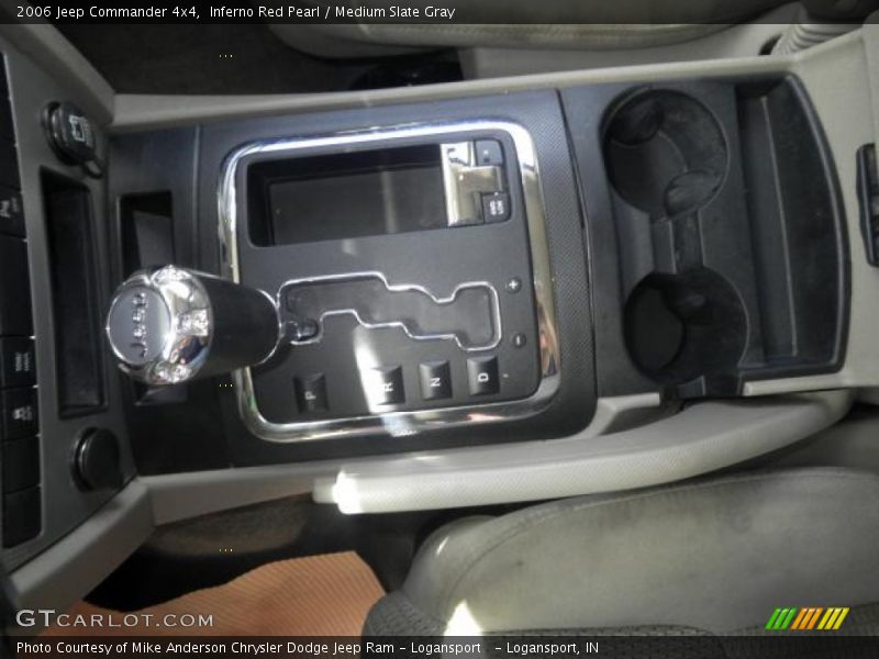 Inferno Red Pearl / Medium Slate Gray 2006 Jeep Commander 4x4