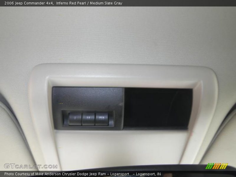 Inferno Red Pearl / Medium Slate Gray 2006 Jeep Commander 4x4