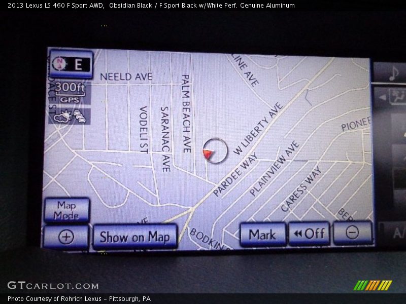 Navigation of 2013 LS 460 F Sport AWD