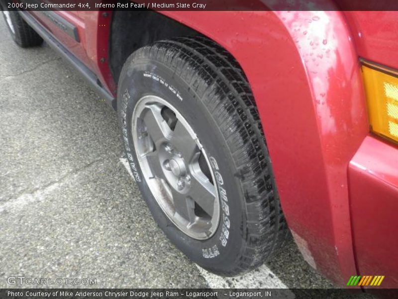 Inferno Red Pearl / Medium Slate Gray 2006 Jeep Commander 4x4
