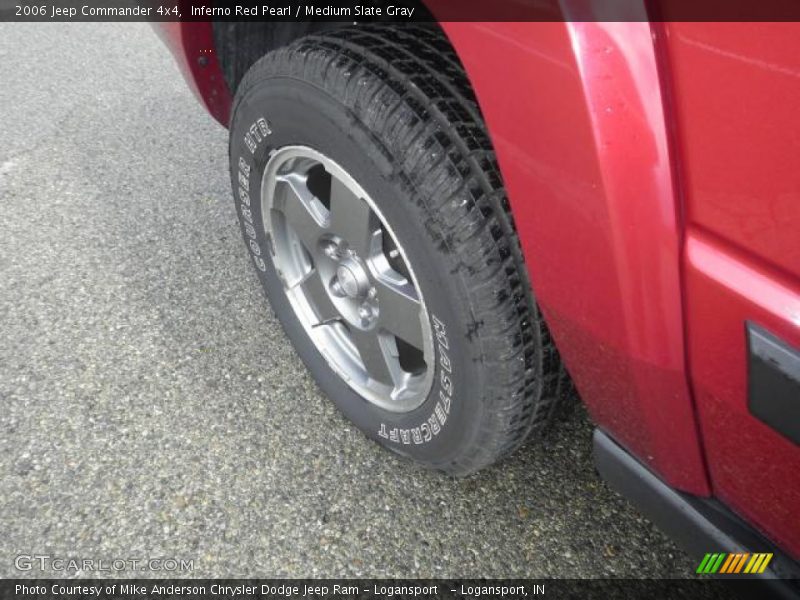 Inferno Red Pearl / Medium Slate Gray 2006 Jeep Commander 4x4