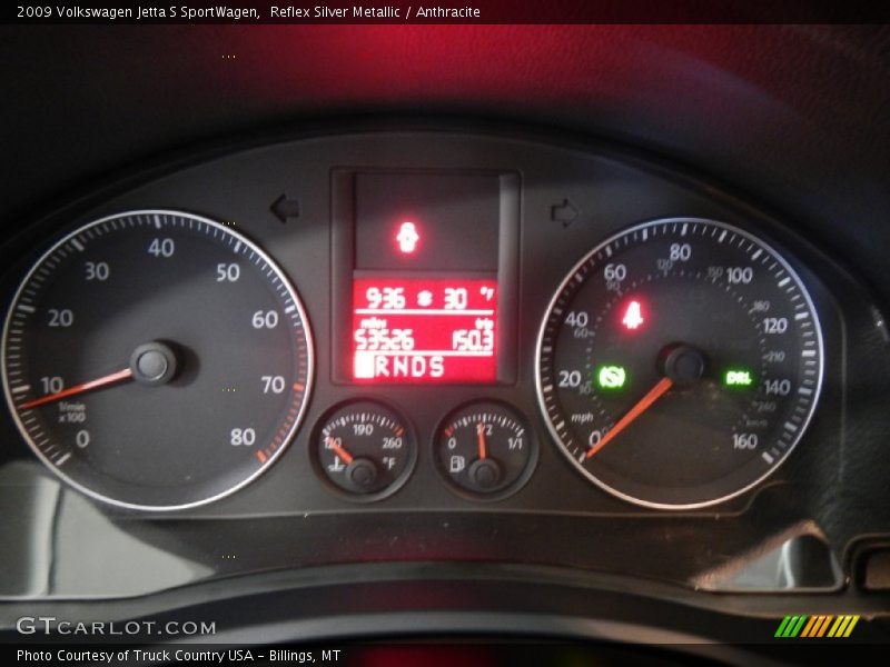 Reflex Silver Metallic / Anthracite 2009 Volkswagen Jetta S SportWagen