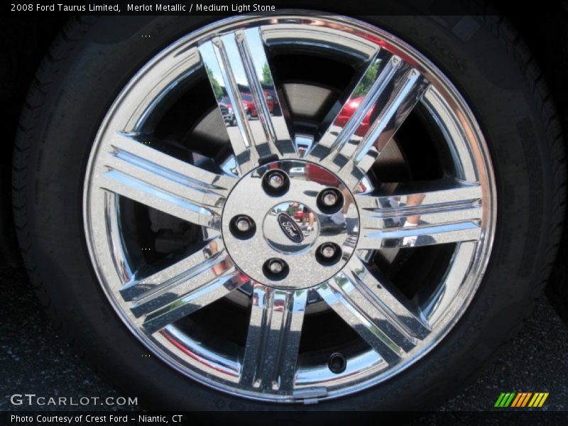 Merlot Metallic / Medium Light Stone 2008 Ford Taurus Limited