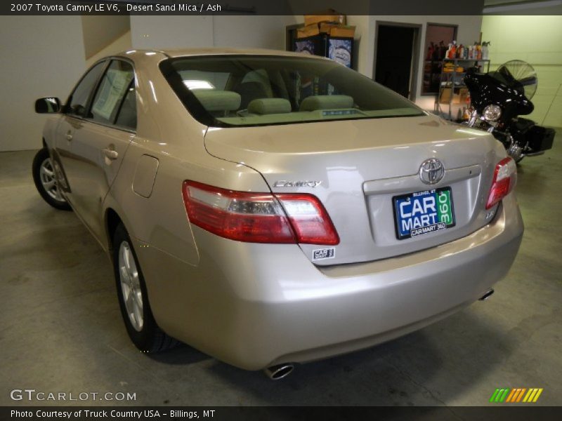 Desert Sand Mica / Ash 2007 Toyota Camry LE V6
