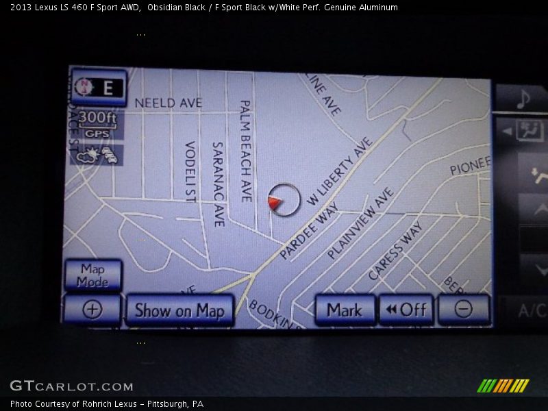 Navigation of 2013 LS 460 F Sport AWD