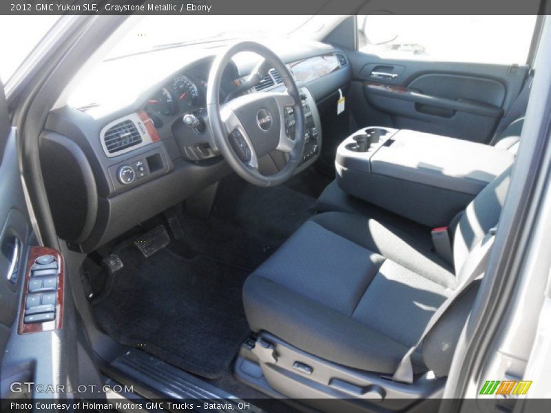 Graystone Metallic / Ebony 2012 GMC Yukon SLE