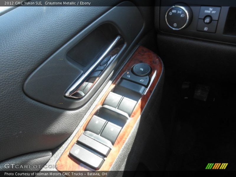 Graystone Metallic / Ebony 2012 GMC Yukon SLE