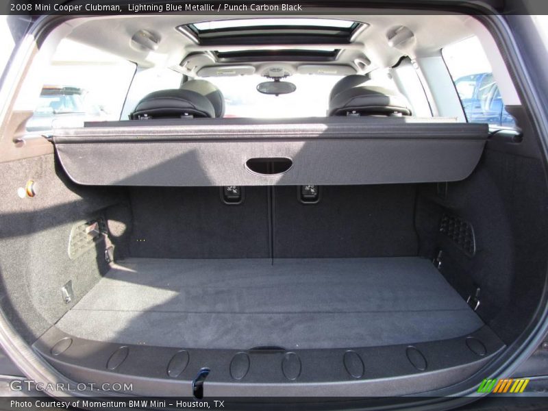 Lightning Blue Metallic / Punch Carbon Black 2008 Mini Cooper Clubman