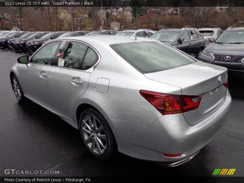 Liquid Platinum / Black 2013 Lexus GS 350 AWD