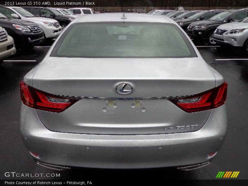 Liquid Platinum / Black 2013 Lexus GS 350 AWD