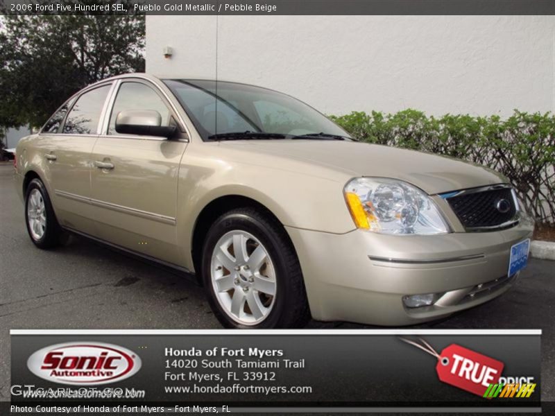 Pueblo Gold Metallic / Pebble Beige 2006 Ford Five Hundred SEL