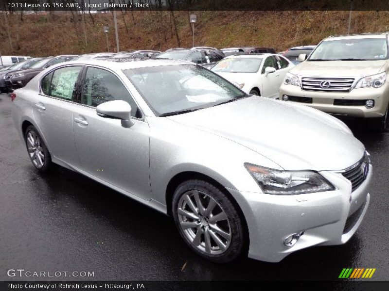 Liquid Platinum / Black 2013 Lexus GS 350 AWD