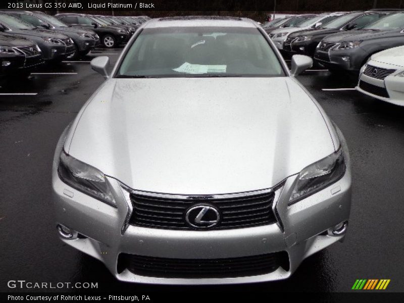 Liquid Platinum / Black 2013 Lexus GS 350 AWD