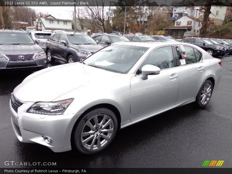 Liquid Platinum / Black 2013 Lexus GS 350 AWD