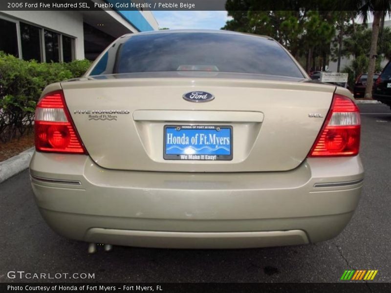 Pueblo Gold Metallic / Pebble Beige 2006 Ford Five Hundred SEL