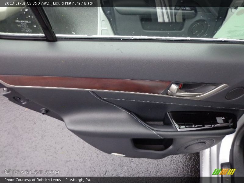 Liquid Platinum / Black 2013 Lexus GS 350 AWD