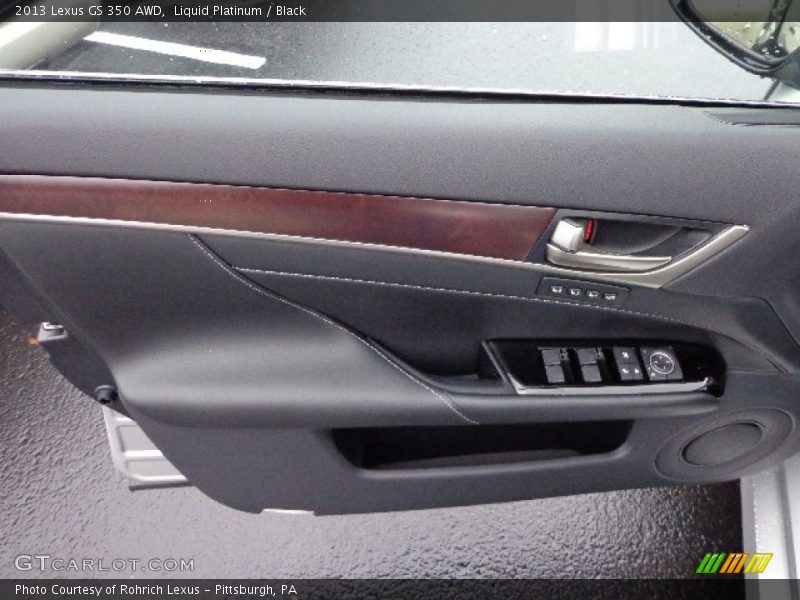 Liquid Platinum / Black 2013 Lexus GS 350 AWD