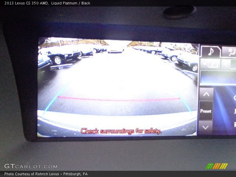 Liquid Platinum / Black 2013 Lexus GS 350 AWD