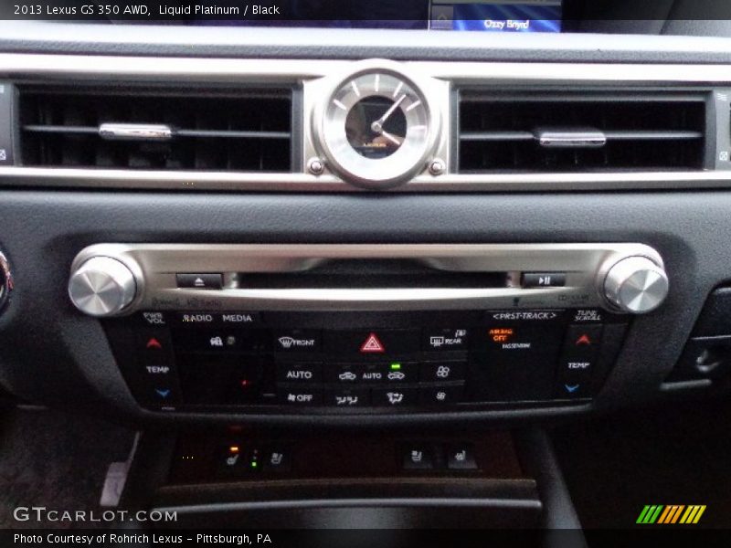 Liquid Platinum / Black 2013 Lexus GS 350 AWD