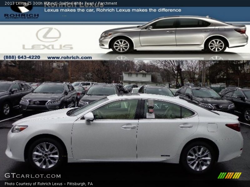 Starfire White Pearl / Parchment 2013 Lexus ES 300h Hybrid