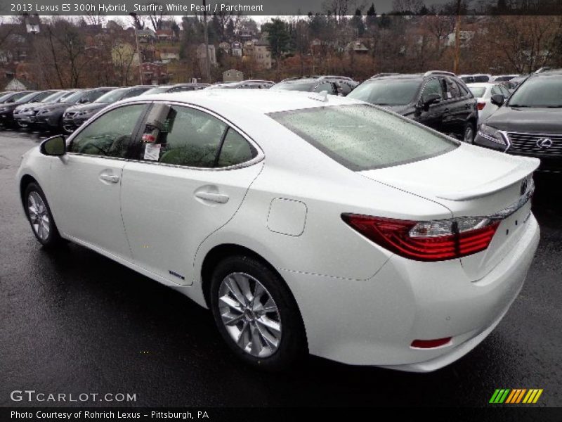 Starfire White Pearl / Parchment 2013 Lexus ES 300h Hybrid