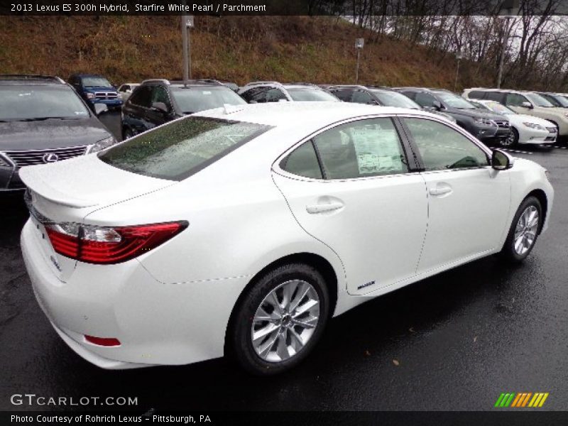 Starfire White Pearl / Parchment 2013 Lexus ES 300h Hybrid