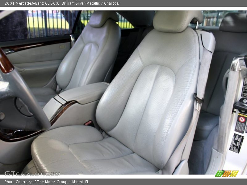 Brilliant Silver Metallic / Charcoal 2001 Mercedes-Benz CL 500