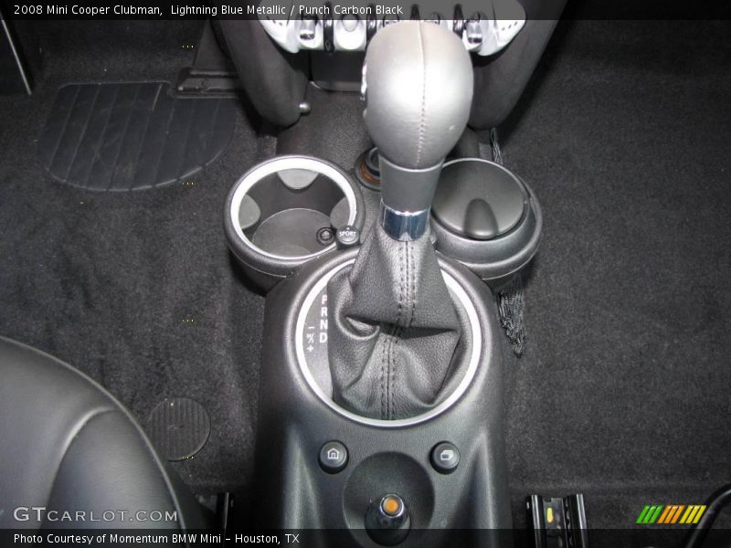 Lightning Blue Metallic / Punch Carbon Black 2008 Mini Cooper Clubman