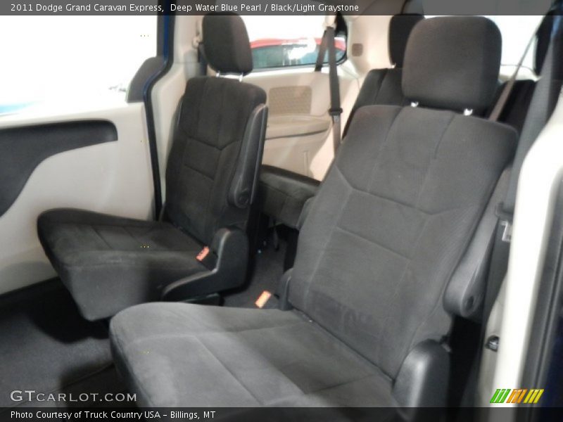 Deep Water Blue Pearl / Black/Light Graystone 2011 Dodge Grand Caravan Express