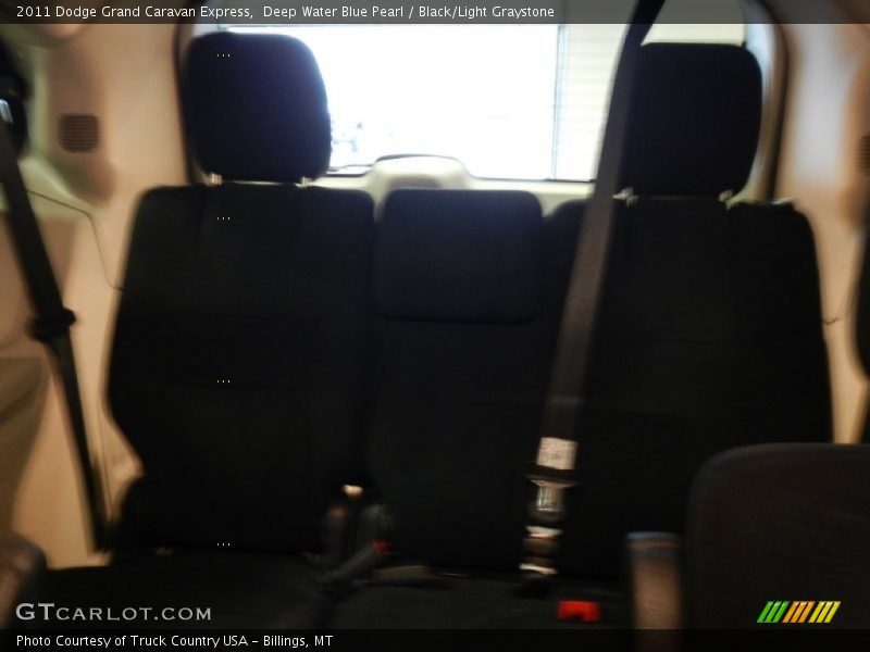 Deep Water Blue Pearl / Black/Light Graystone 2011 Dodge Grand Caravan Express