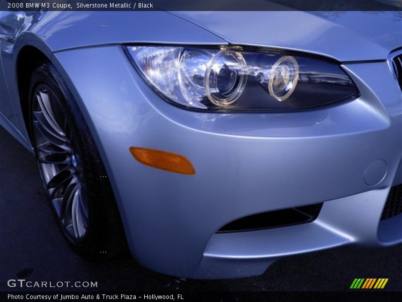 Silverstone Metallic / Black 2008 BMW M3 Coupe