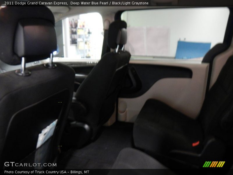 Deep Water Blue Pearl / Black/Light Graystone 2011 Dodge Grand Caravan Express