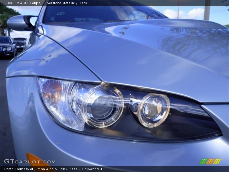 Silverstone Metallic / Black 2008 BMW M3 Coupe