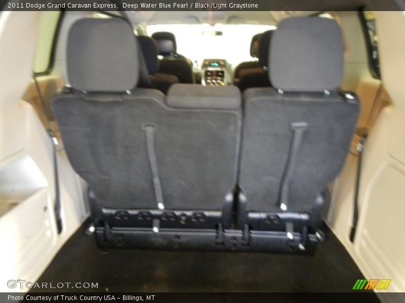 Deep Water Blue Pearl / Black/Light Graystone 2011 Dodge Grand Caravan Express