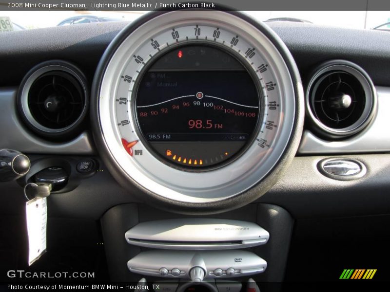 Lightning Blue Metallic / Punch Carbon Black 2008 Mini Cooper Clubman