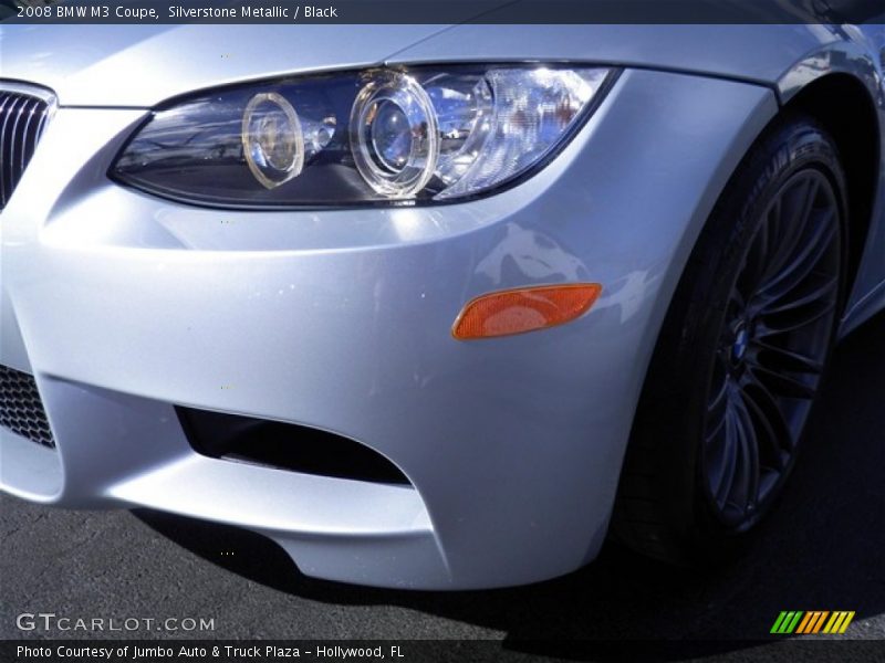 Silverstone Metallic / Black 2008 BMW M3 Coupe