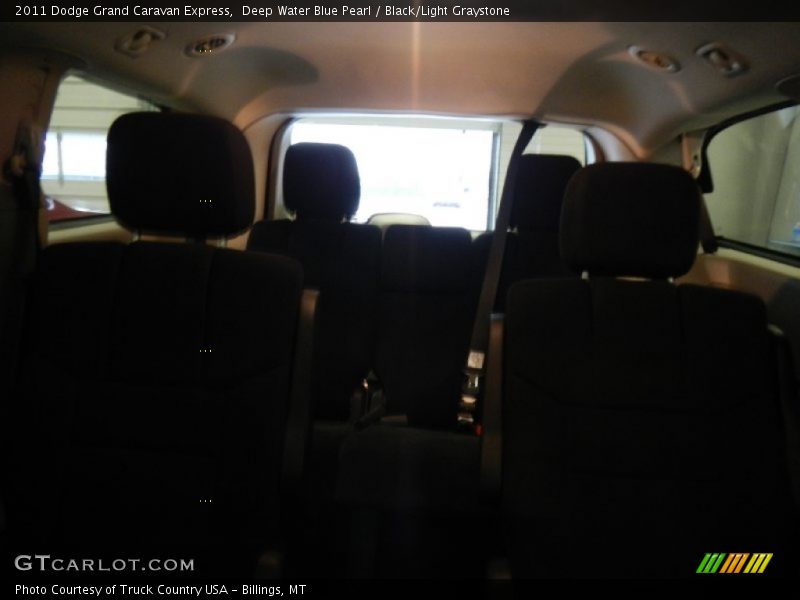 Deep Water Blue Pearl / Black/Light Graystone 2011 Dodge Grand Caravan Express