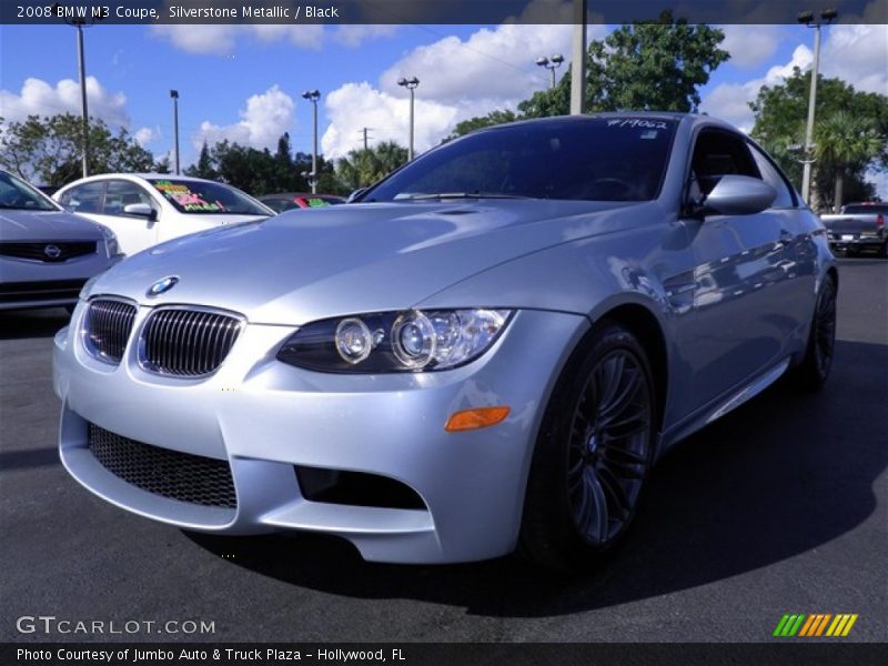 Silverstone Metallic / Black 2008 BMW M3 Coupe
